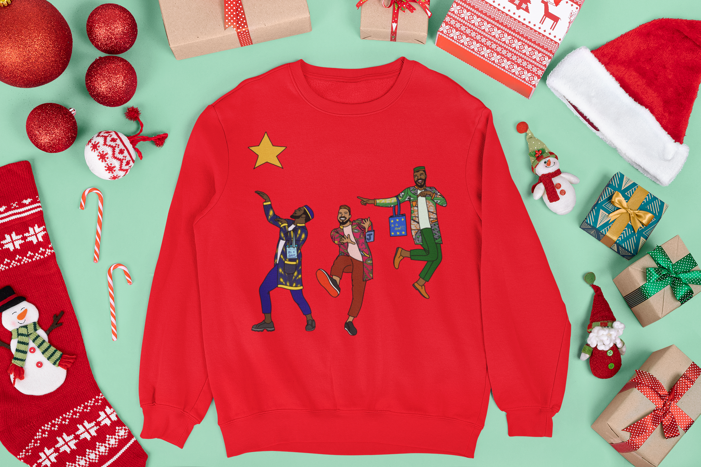 Adults 3 wise men Unisex Jumper