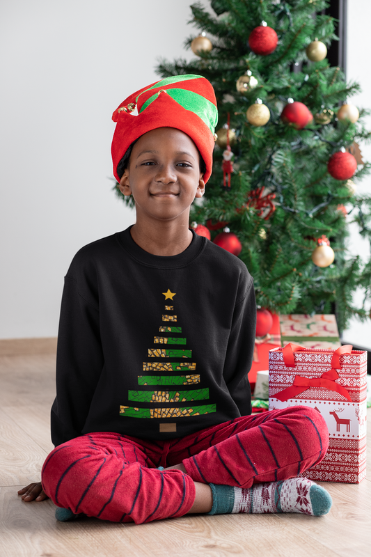 Afro Christmas Tree Sweatshirt