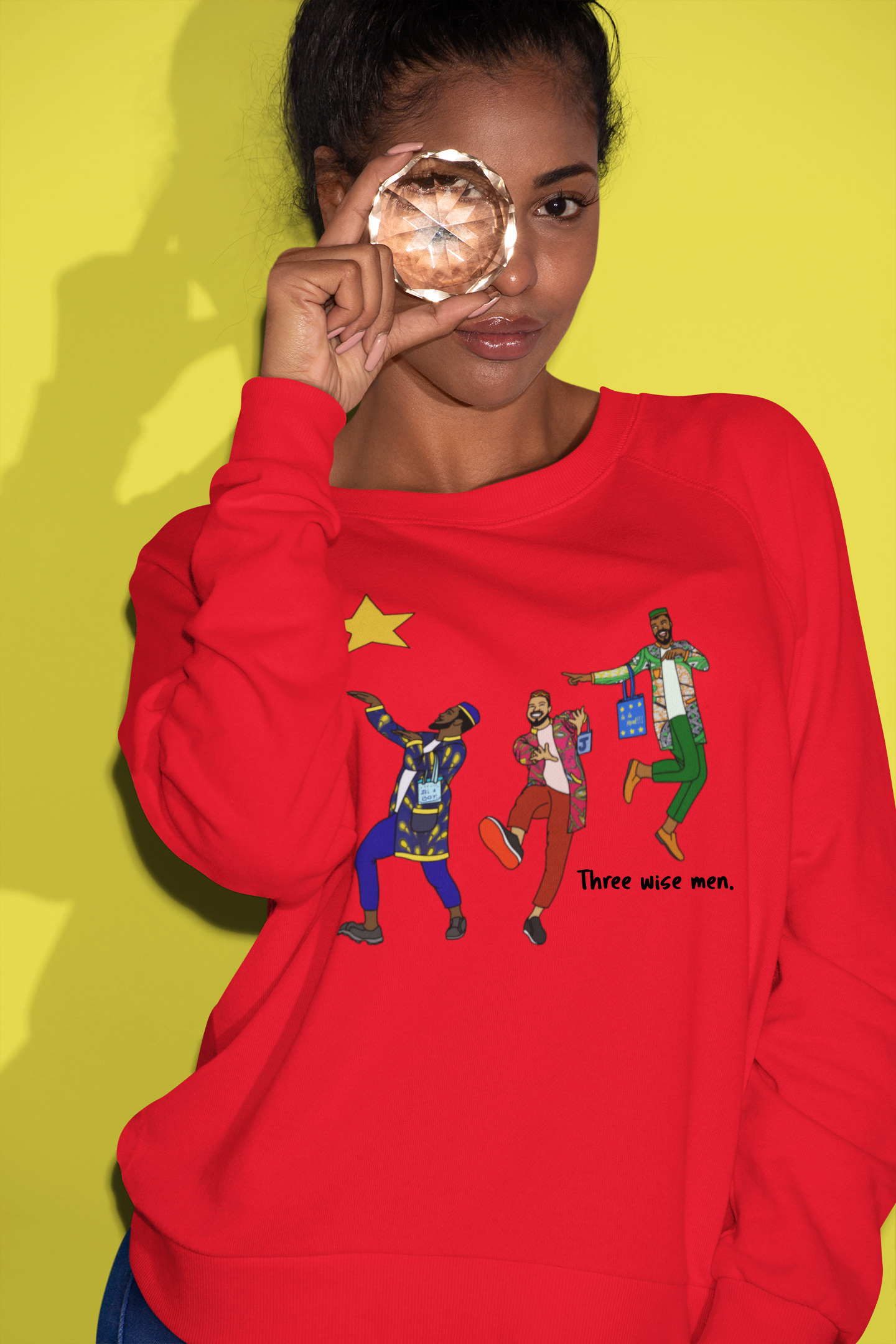 Adults 3 wise men Unisex Jumper